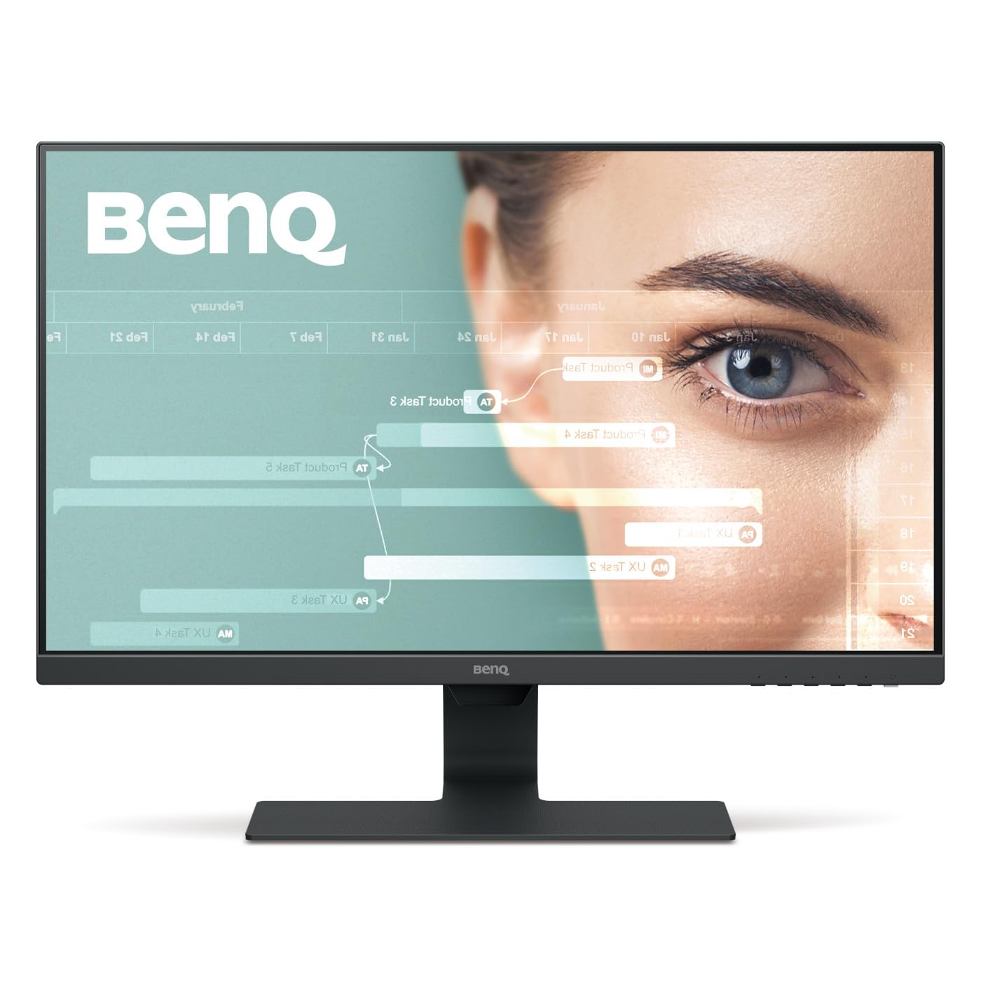 BenQ GW2480 60.5 cm (23.8 inch) LED Monitor (Full HD, Eye-Care, IPS Panel Technology, HDMI, DP, Speaker) Black