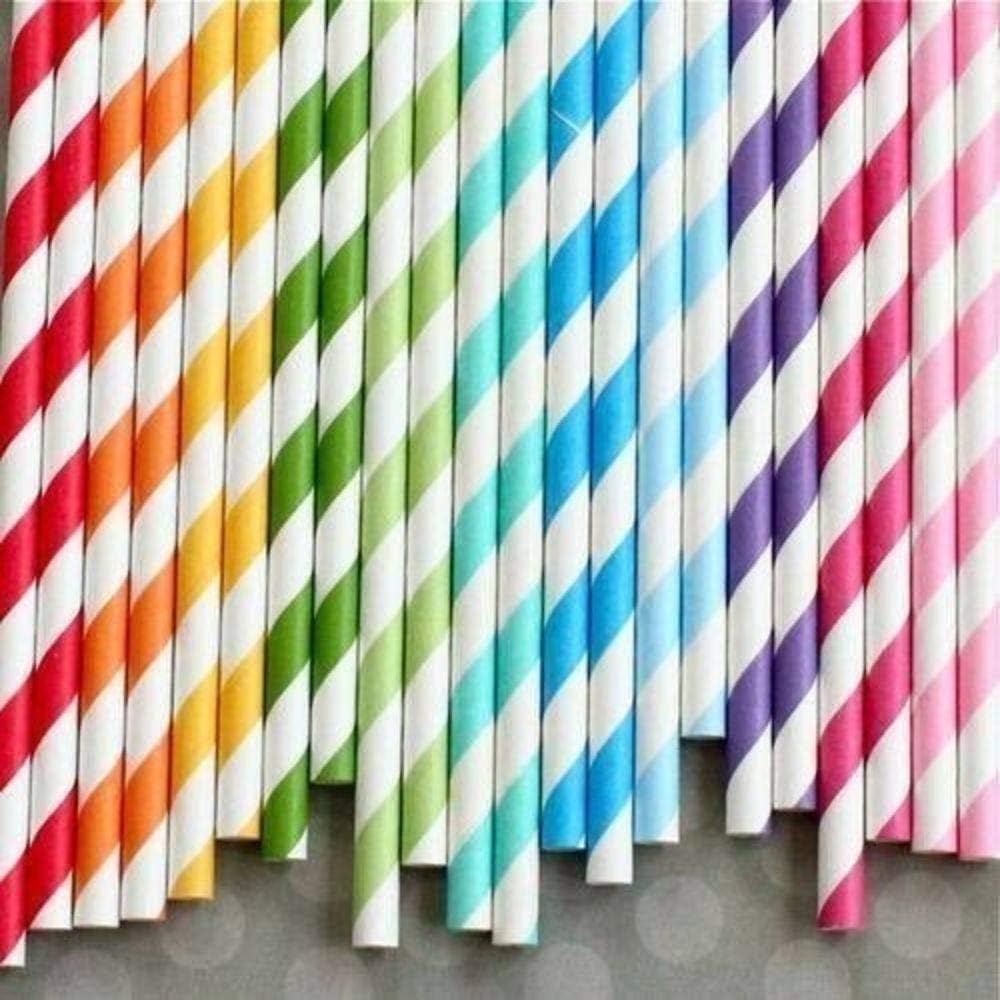 Paper Straw 7mm50 pcs (Pack of 4) Health & Personal Care