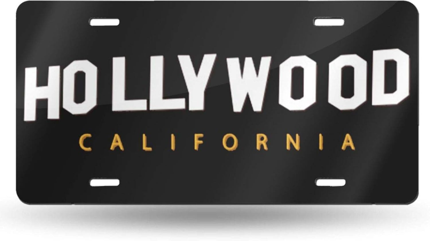 Huadduo Hollywood License Plate Car Decoration, Metal License Plate, Aluminum