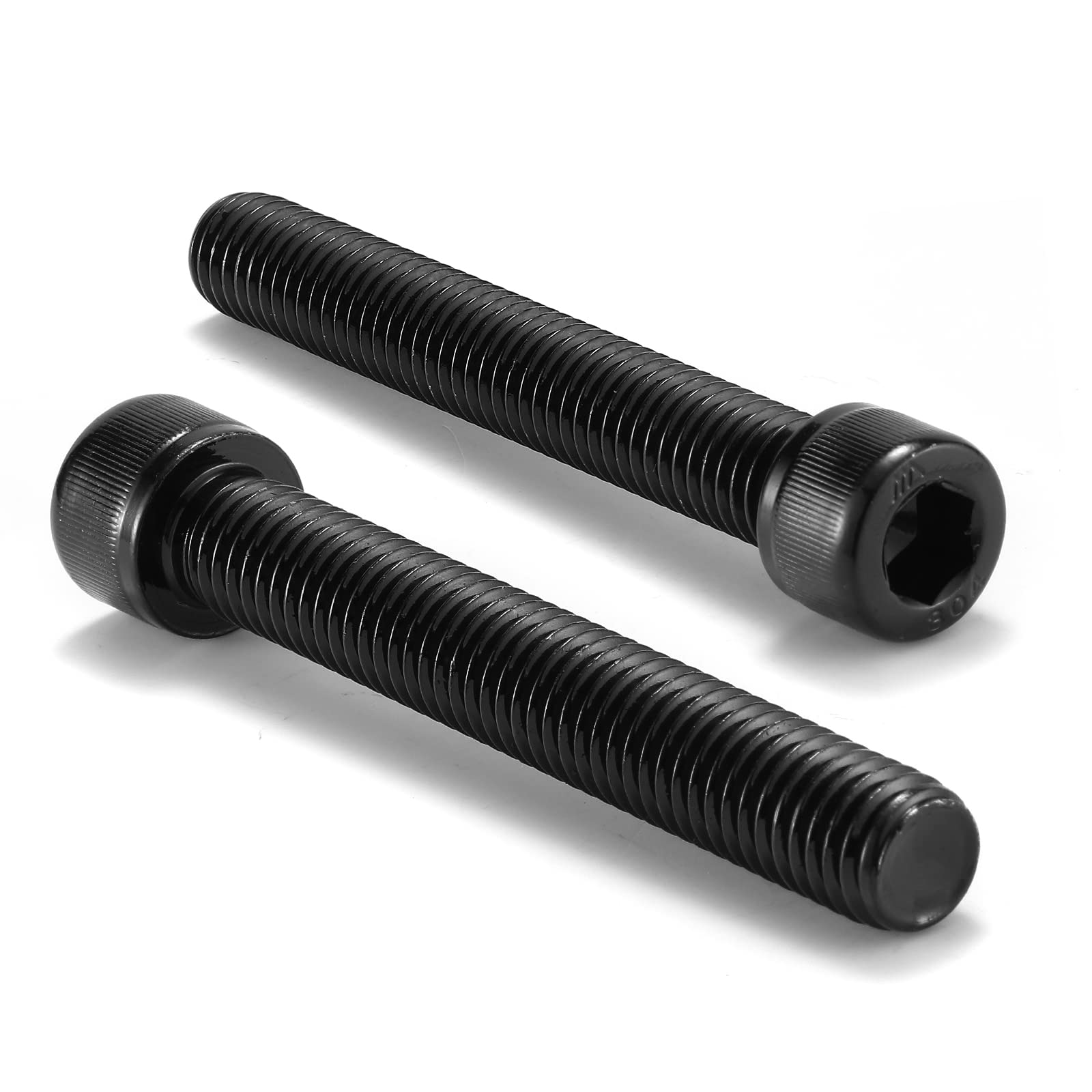 Photo 1 of 1/4-20 x 3 Inch Socket Head Cap Screws Bolts, 10Pcs 304 Stainless Steel 18-8, Allen Socket Hex Drive, Fully Threaded, Black Oxide by SG TZH(with Hex Spanner)