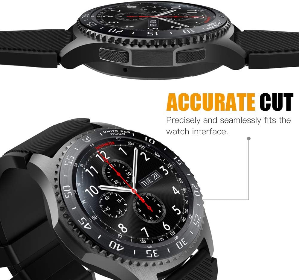MoKo Bezel Ring Compatible with Samsung Gear S3/Galaxy Watch 46 mm - Image 5