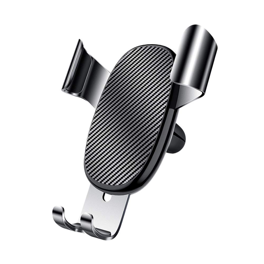 Blackweb Adjustable Car Cradle With One Button Release and 360 Degrees Rotation for Car Phone Holder, Universal Air Vent Car Phone Mount with One Button Release and Dual-sized Clip for and More