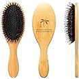 Belula Boar Bristle Hair Brush - Hair Brushes for Women & Mens Hair Brush, Detangler Brush, Hairbrush, Detangling Brush for L