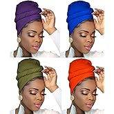 Ftoronaly Head Wraps for Women Headwraps Long Hijabs Scarf Large Headscarf Tie Hair Wrap
