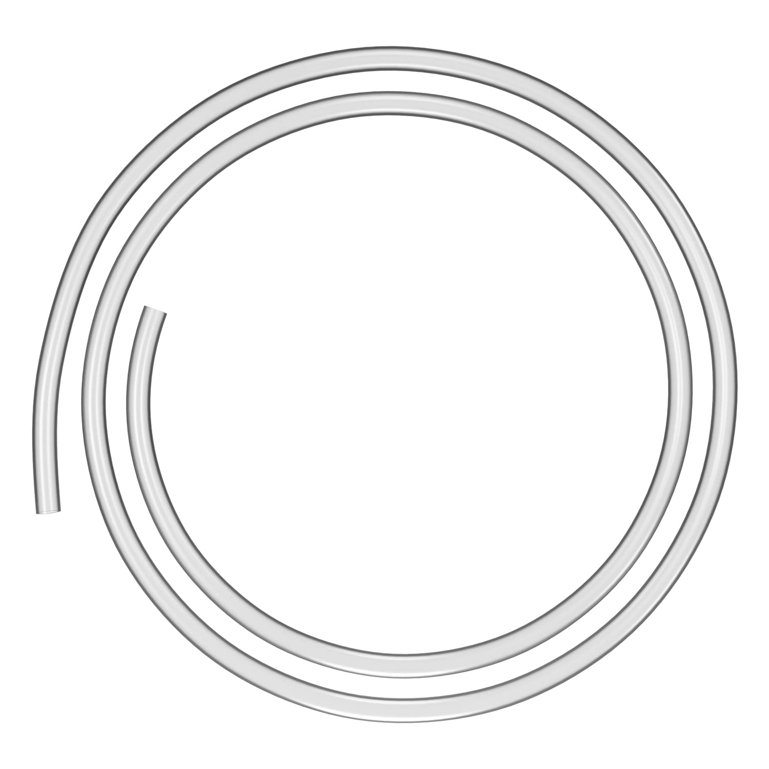 AQUADE 6080 PVC Sold by The Metre Compressor Outer 3 mm/Inner Diameter 1 mm 1 m Polyurethane Line PU Pneumatic Tools Compressed Hose Air Gases Water, Transparent