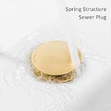 Frap Basin Sink Waste Slotted Pop Up Click Clack Brushed Gold view 8