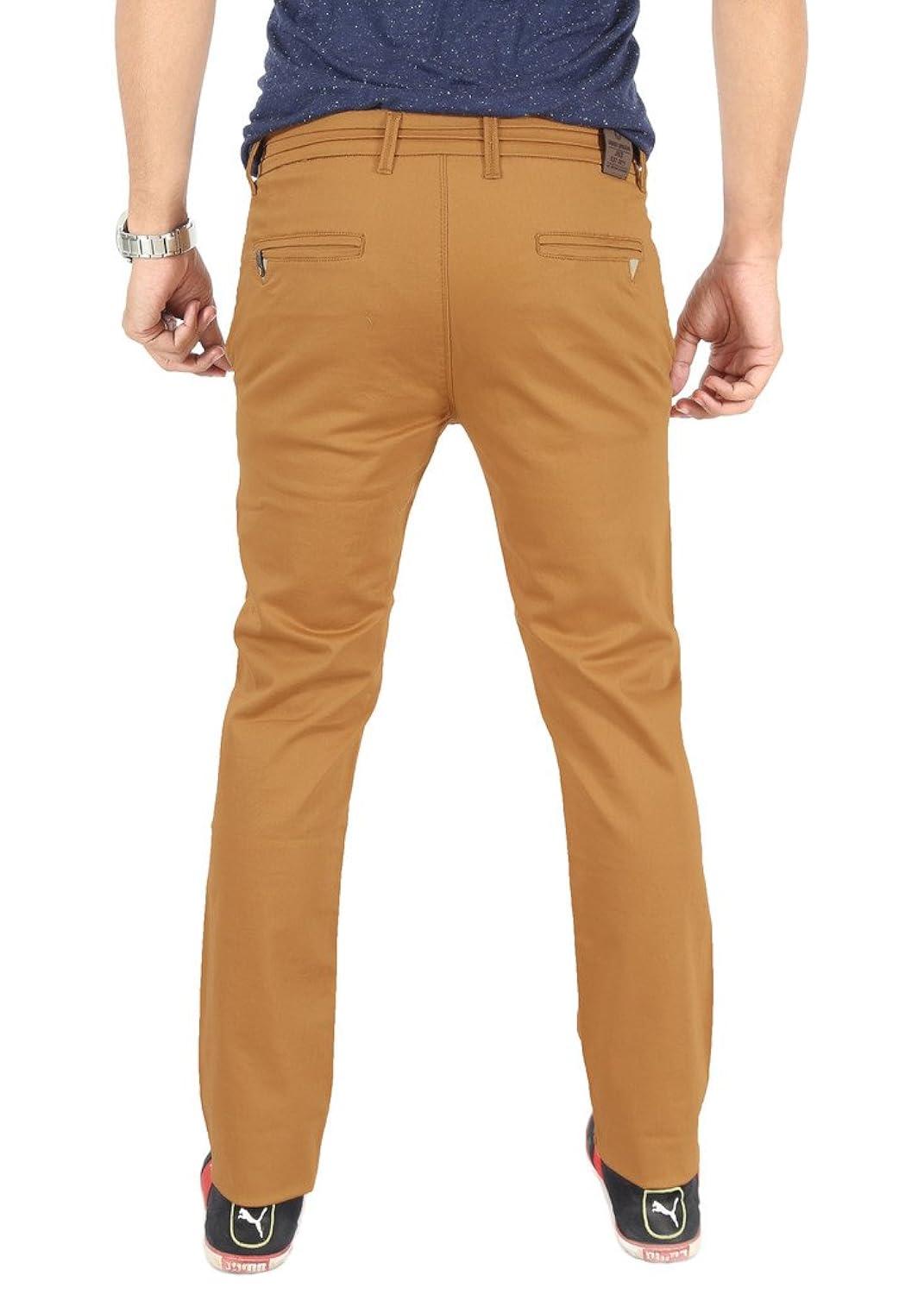 100% cotton lycra slim fit stretchable mens cheops by uber urban