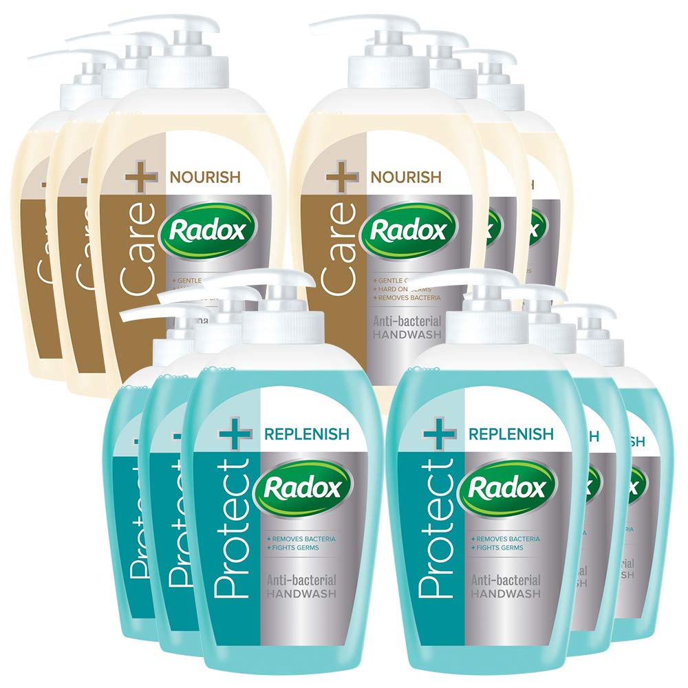 Radox Anti Bacterial Protect & Replenish Handseife – 250 Ml Mit Thymian & Teebaumöl