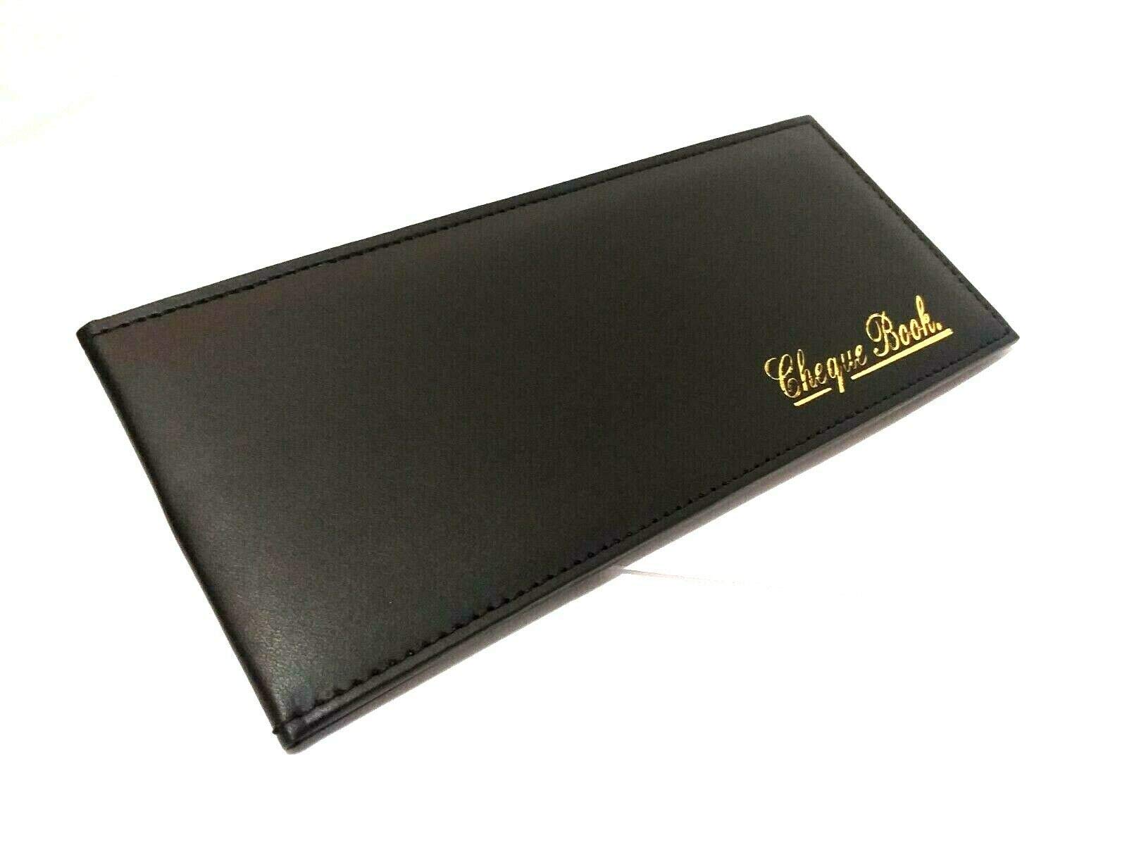 AKSHIDE Leather Style Cheque Book Holder/Leather Style Cheque Book Cover