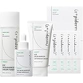 Zipiderm EGF Skin Barrier 4-Step Repair Set – Milky Toner, Hydrating Ampoule, Intensive Cream & Dressing Sheet Mask | Ceramide, Panthenol & Bio-EGF Korean Skincare Routine for Damaged, Dry & Sensitive