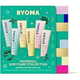 BYOMA Body Care Holiday Gift Set (6-Piece Kit) - Hydrating, Brightening & Sensitive Body Wash & Lotion - Travel Size, Supports Skin Barrier