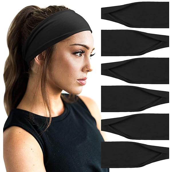 Amazon.com: DRESHOW 6 PCS Adjustable Headbands for Women Knotted