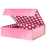 GREEN BEAN Gift Box 13x9.7x3.4 Inches, Large Pink