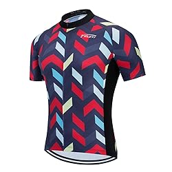 Cycling Jersey Men, Summer Short Sleeved Bike