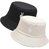 XYIYI 2 Pack Unisex Bucket Hat for Women Men Summer Beach Fishing Hat Sun Hat