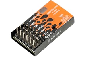 BETAFPV ExpressLRS Micro Receiver Support 5 CH PWM Outputs Failsafe Function with IPEX MHF T Antenna Compatible for Multirotors Fixed-Wing Helicopters RC Cars Boats Easy to Install Plug and Play
