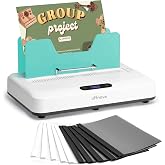 OFFNOVA Thermal Binding Machine 500 Sheets Capacity, No Preheat, Air Cooling, Book Binder Machine with 10 Binding Covers, for A4/A5/Letter Size Business Documents, Office and Homeschool Projects