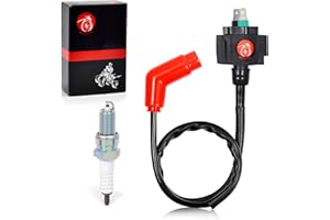 MOTO1988 Ignition Coil Pack and spark plug For HONDA 450S 450ES 350S 350ES Foreman 400 450 TRX450 FE FM ES S Rancher 350 TRX350 FE FM TE TM