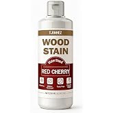 Red Cherry Wood Stain, 8.5oz/250ml Water Based Wood Stain, Premium Indoor &amp; Outdoor Wood Finish for Furniture, Cabinets, Doors &amp; Wood Surfaces - Fast Drying, Low Odor, Non-Toxic &amp; Easy to Use