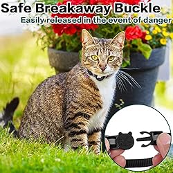 Dgerp Airtag Cat Collar Breakaway, Reflective