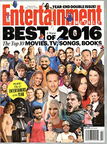 Entertainment Weekly Magazine (December 16/23, 2016) Best & Worst of 2016 Issue
