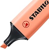 STABILO BOSS ORIGINAL Pastel Highlighter Pack 10 Creamy Peach view 2