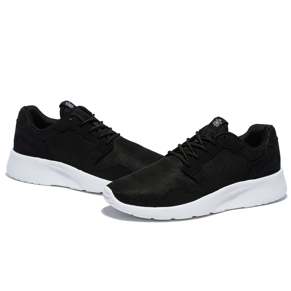 NDB Men\'s Women\'s Lightweight Walking Sneakers Flexible Sport Running Shoe,5.5 B(M) US/EU 36 M, Black