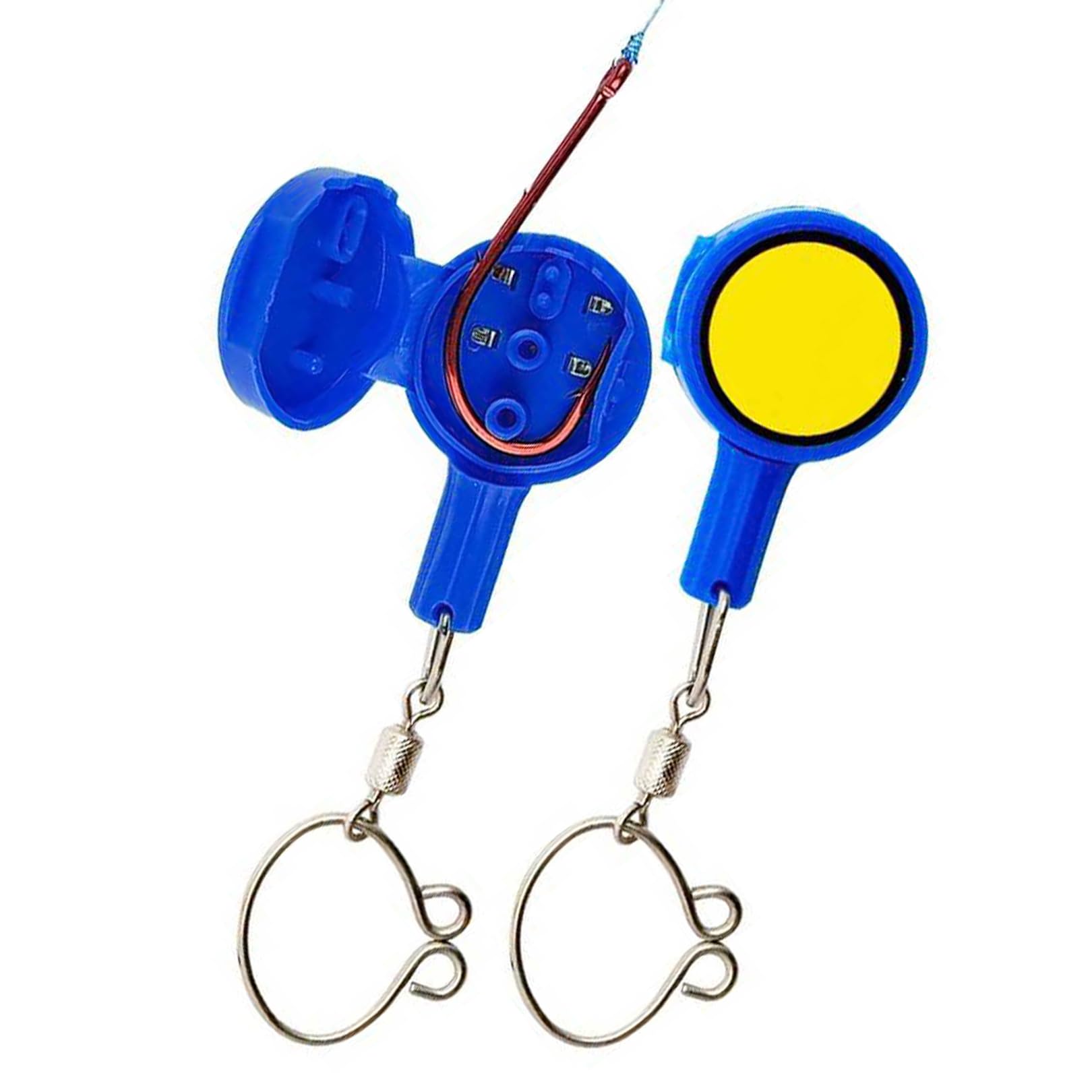 VEKEK 2 Pcs Strong Fishing Knot TyingTool Fishing Accessories,Fishing Hook Hook Tying ToolFishing Knot Tying Tool,FishingAccessories for Beginner Anglers Fish Lure Hook Covers Protectors