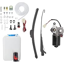 12V Electric Windshield Wiper Motor Kit – Universal Fit For Polaris RZR, Can-Am, Yamaha UTV