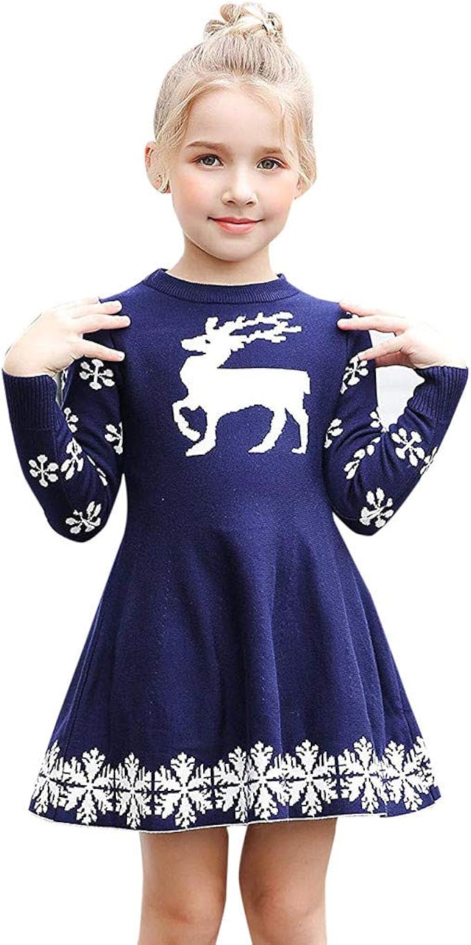 baby blue sweater dress