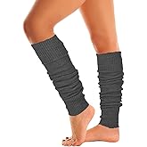 Mysocks Leg Warmers Extra Soft Stylish Fancy Winter 80s Party Dance Neon Long Legwarmers for Women Girls Ladies