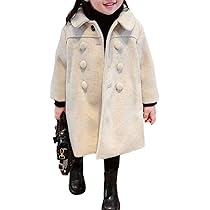 Girls Dress Coat Kids Winter 