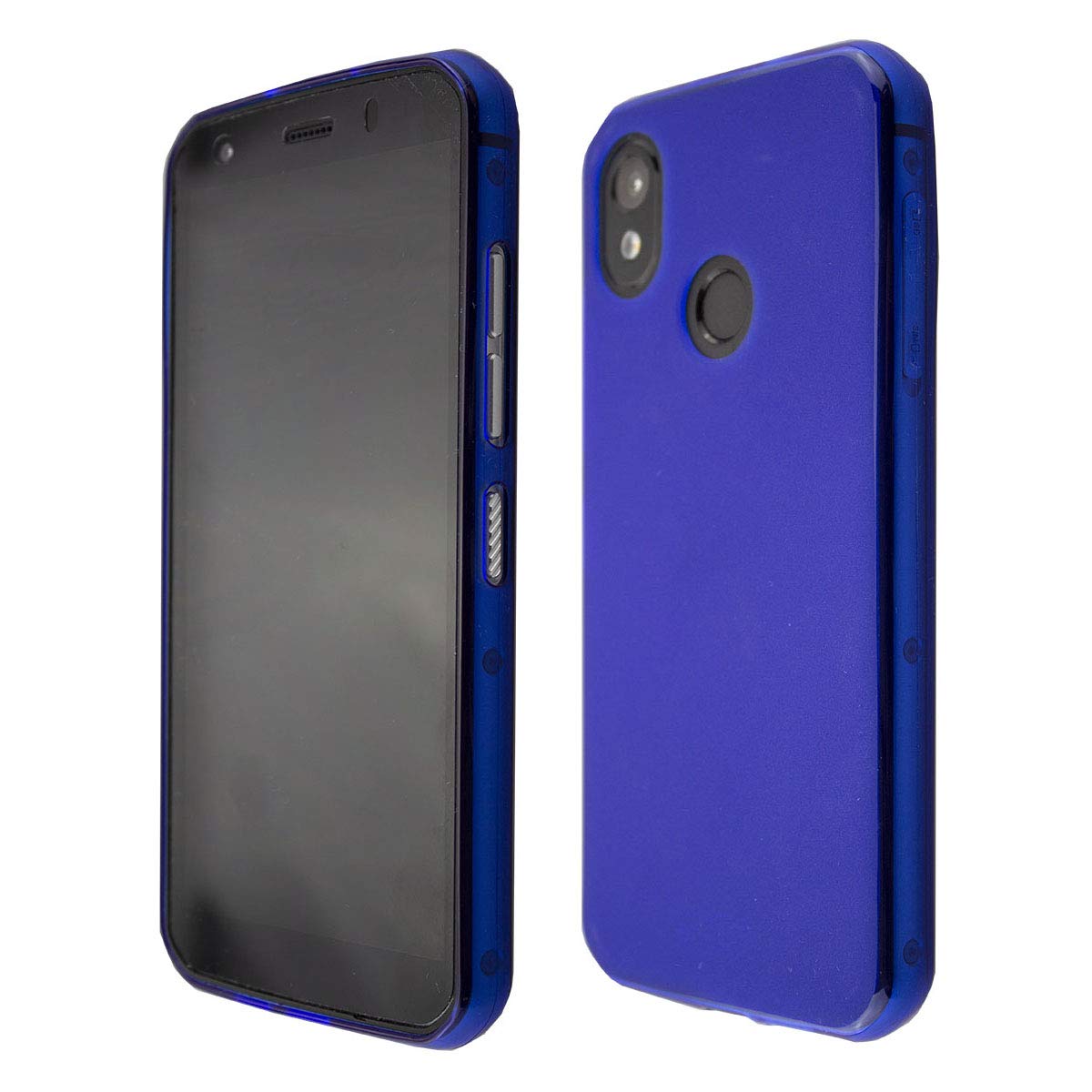 caseroxx TPU-Case in blue for Cat S52 – shockproof & precise fit