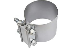 Roadformer 3" Butt Joint Exhaust Band Clamp - Aluminized Steel for 3" OD Exhaust Pipe, Muffler, Elbow and Exhaust Tubing Connection
