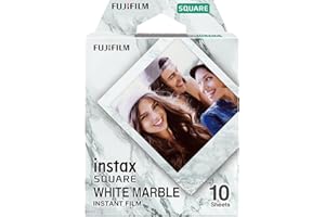 FUJIFILM Instax Square White Marble Film - 10 Exposures