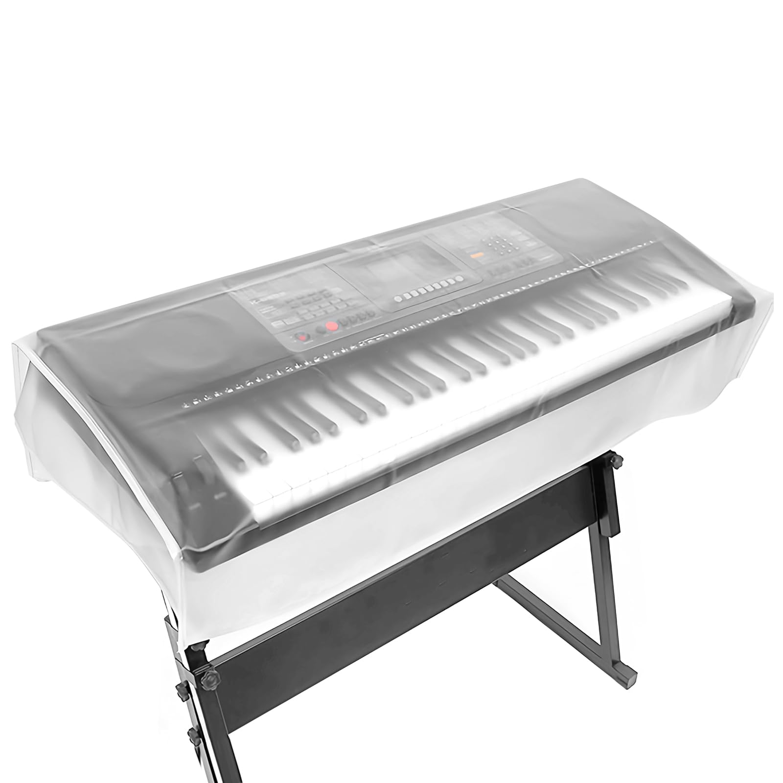 Musiin 76 Keyboard Electronic Piano Dust Cover - Matte Transparent Design for Stylish Protection