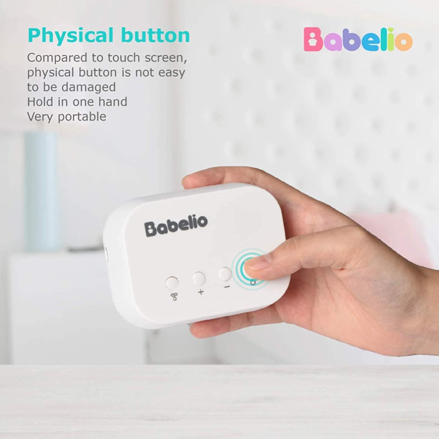 Double Electric Breast Pump By BABELIO, Portable Milk Pump w/ 2 Modes, 12 Levels, Strong Suction Power, Memory Function, Super Quiet and Rechargeable : Baby