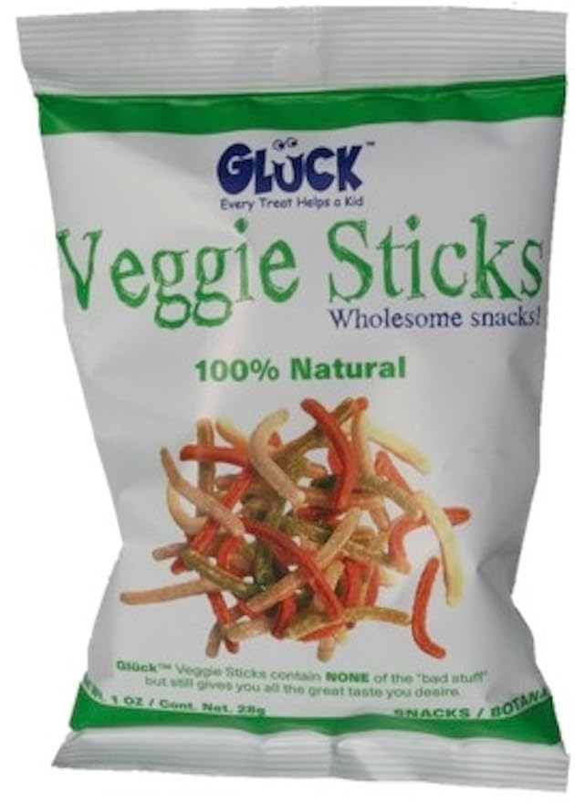 Glück Veggie Sticks 1oz individual pack (Natural, 1 OZ