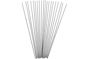 HEALSOPTHY 20pcs Stainless Steel Knitting Pins 2x200mm for Crochet Blocking Board Accessories DIY Pegs Set