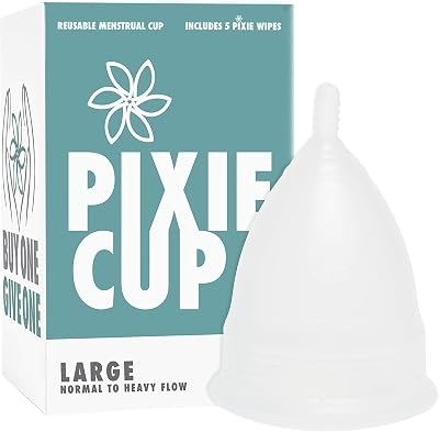 Pixie Soft Menstrual Cup - Comfortable for Tilted Cervix - Eco-Friendly
