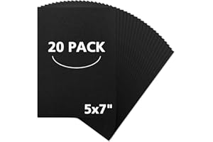 Mat Board Center, 20 Pack 5x7 Chipboard Sheets 50pt, Kraft Heavy Duty Book Board for Book Binding Scrapbook Covers Stencils P
