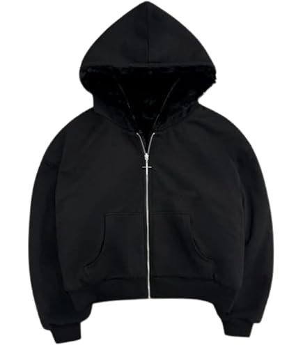 Amazon.com: Reversible Zip up Hoodie Vintage Leopard Print Jacket