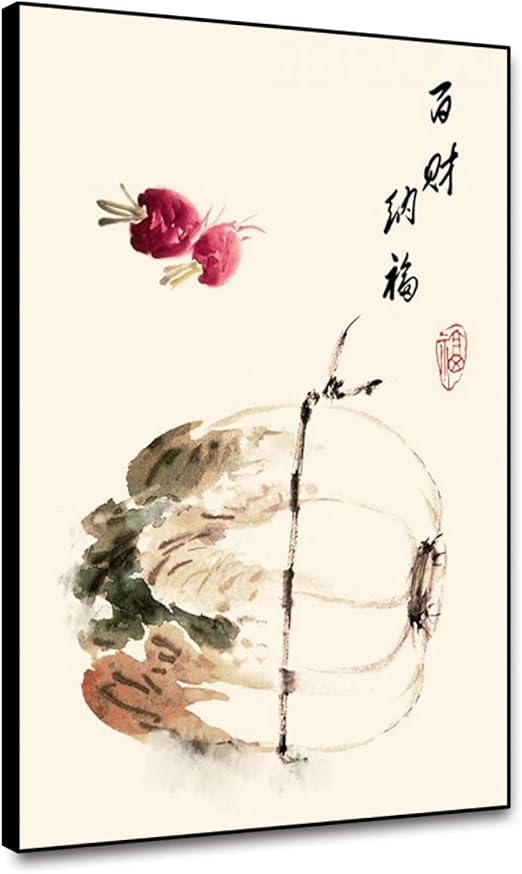 N/A Pintura Decorativa en Lienzo Estilo Flores Pared Arte Cartel