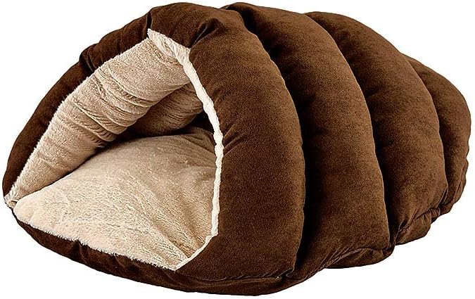 SPOT Ethical Pets Sleep Zone Cuddle Cave - 22” Chocolate - Pet Bed for Cats and Small Dogs - Attractive, Durable, Comfortable, Washable, Cuddle Cave Pet Bed, 22x17 : Pet Supplies