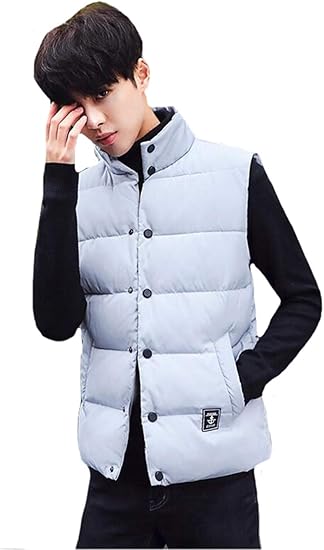 Amazon Piite ベスト メンズ 秋冬 ダウンベスト 厚手 カップル 中綿ベスト おしゃれ コート ゆったり ノースリーブ アウター カジュアル 中綿ジャケット 韓国風 ファッション ベスト 通販