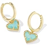 Kendra Scott Ari Heart Huggie Earrings for Women, Fashion Jewelry