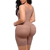 SHAPELLX Fajas Colombianas Shapewear for Women Tummy Control Post Partum Faja Body Shaper Butt Lifting with Zipper Crotch