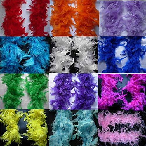 Tolo Royal Blue Feather Boa Hen Night Party Fancy Dress