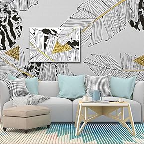 Framed for Living Room Bedroom Tropical Leafs Theme for