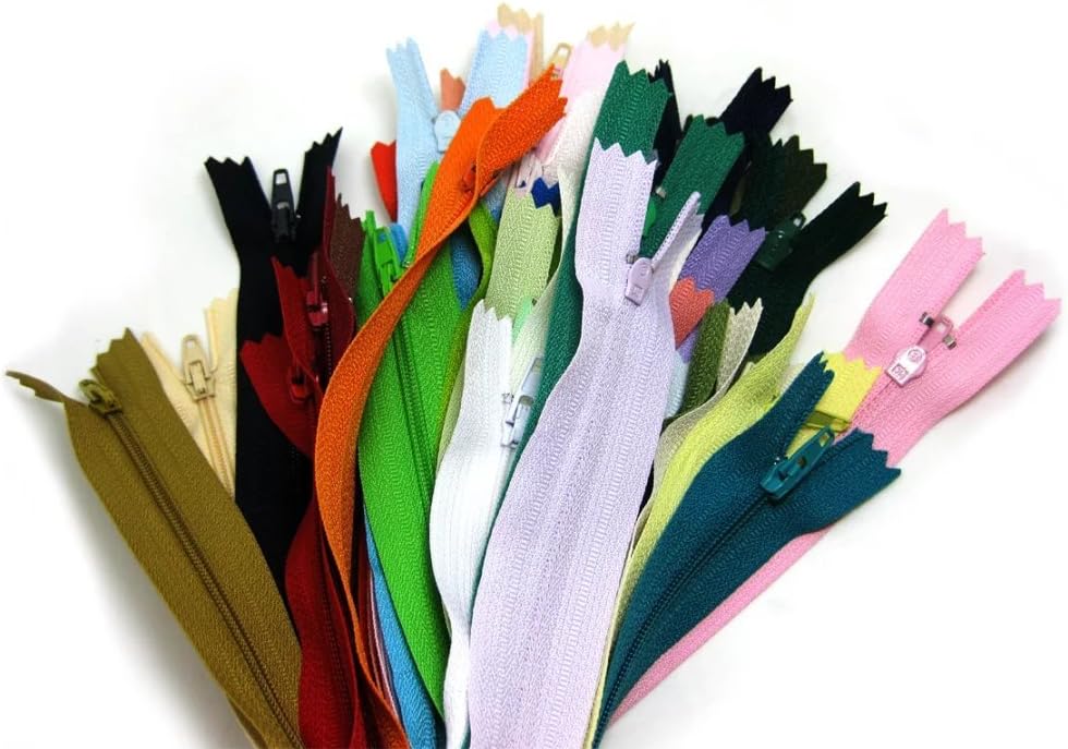 E-Goal 39 Color 40cm Tailor Sewing Nylon Coil Closed End Zippers, 39 colors - Image 3